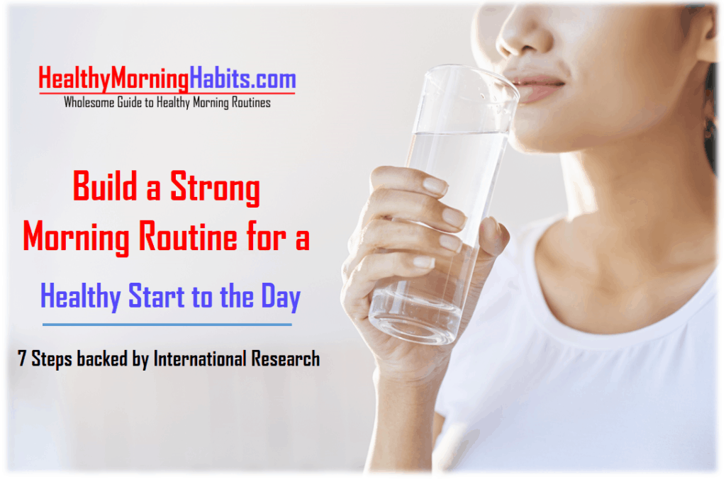Healthy Morning Routine ideas for Adults with checklist
